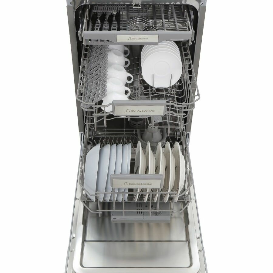 Встраиваемая посудомоечная машина SCHAUB LORENZ SLG VI4510, серый - фотография № 5