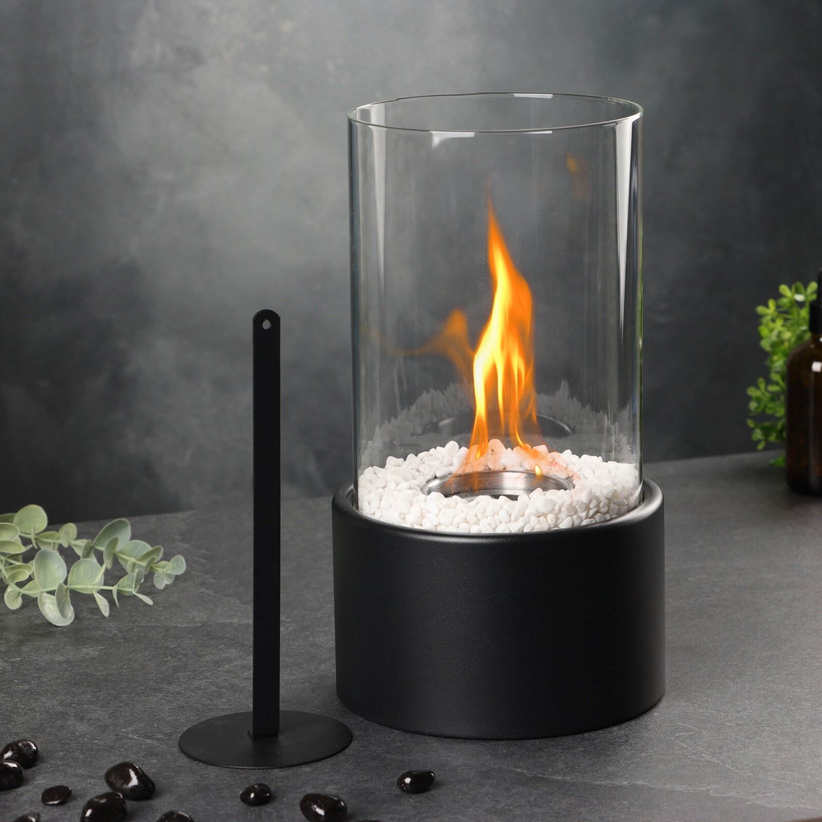 фото Биокамин настольный 14х30см, черный