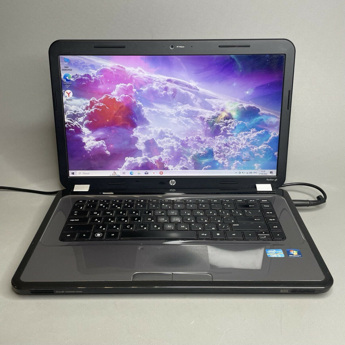 15.6'' Ноутбук HP Pavilion g6-1057er (LW071EA), серый