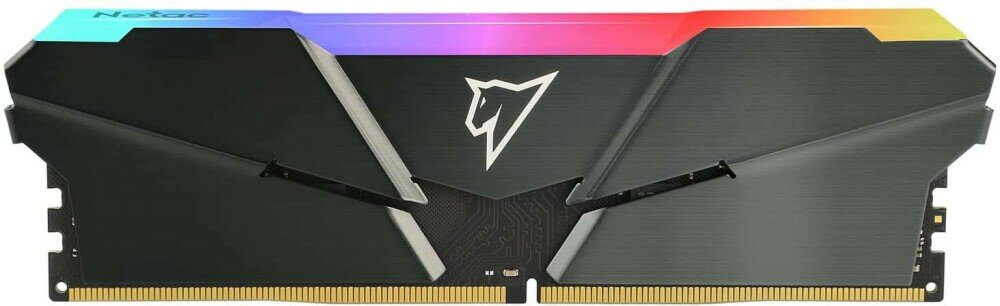 Netac Память DDR4 16Gb 3200MHz NTSRD4P32SP-16E Shadow RGB RTL PC4-25600 CL16 DIMM 288-pin 1.35В single rank