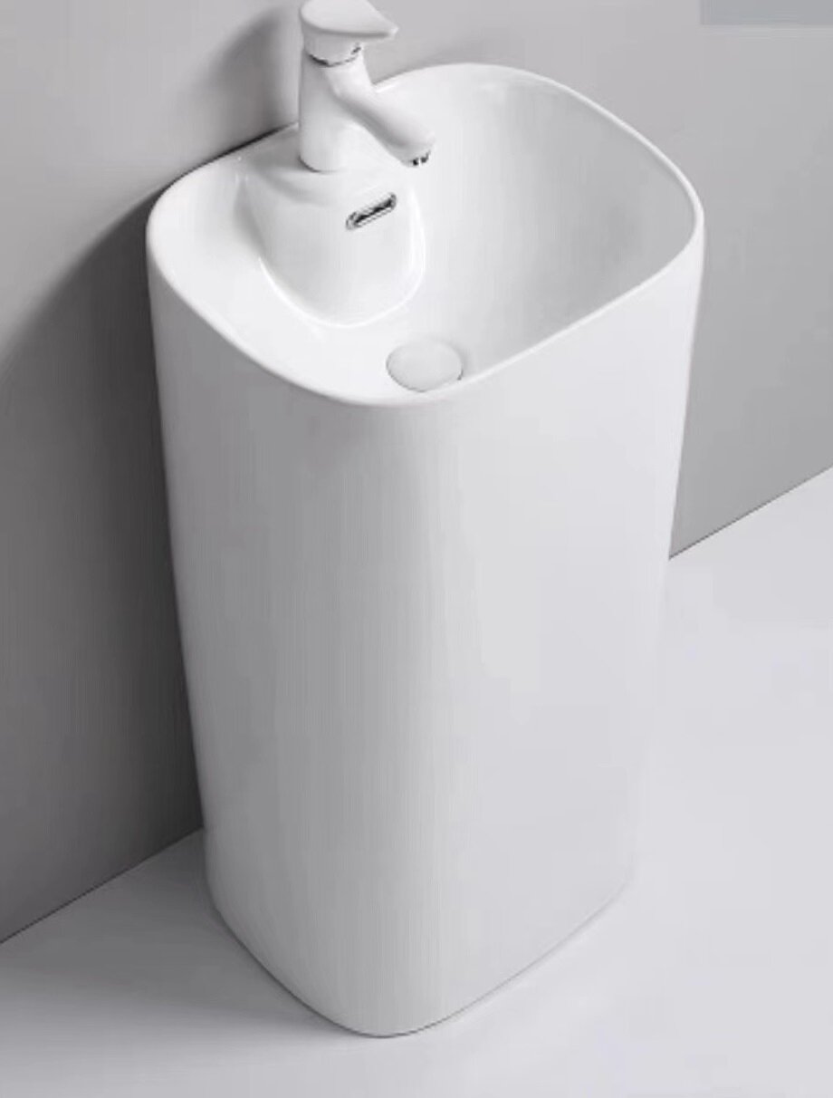 фото Раковина напольная (50х38) SantiLine SL-4015