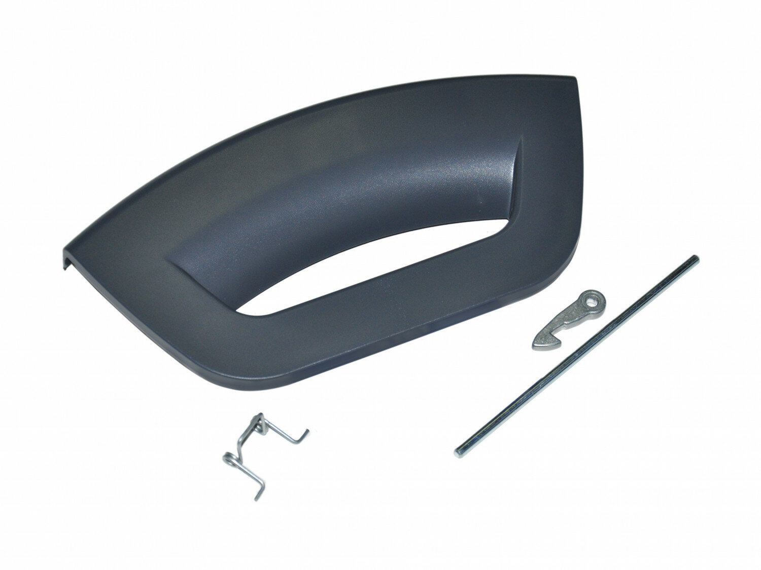 фото Ручка люка C00286151 для стиральной машины INDESIT, ARISTON (серия FUTURA, серая) - 286151 / WL153 / WL242GR / 482000031725 / 250006733