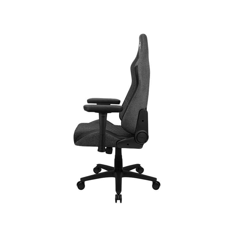 Кресло игровое Aerocool CROWN Black White, на колесиках, искусственная кожа, черный/белый [00030303] - фото №6