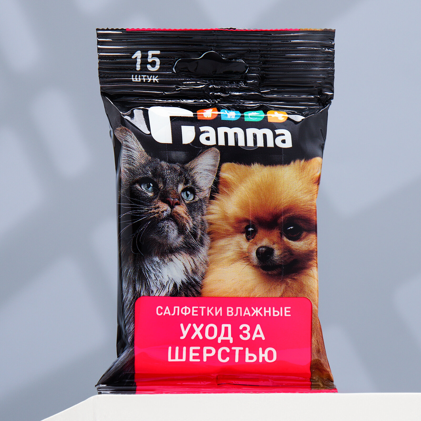 фото Салфетки влажные "Уход за шерстью", 150*160мм