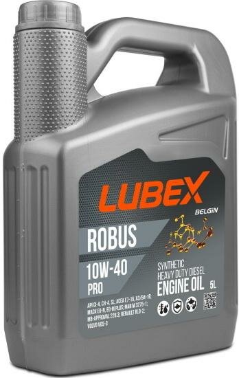 L019-0772-0405 LUBEX Синт-ое мот.масло ROBUS PRO 10W-40 CH-4/CI-4/SL A3/B4/E7 (5л)