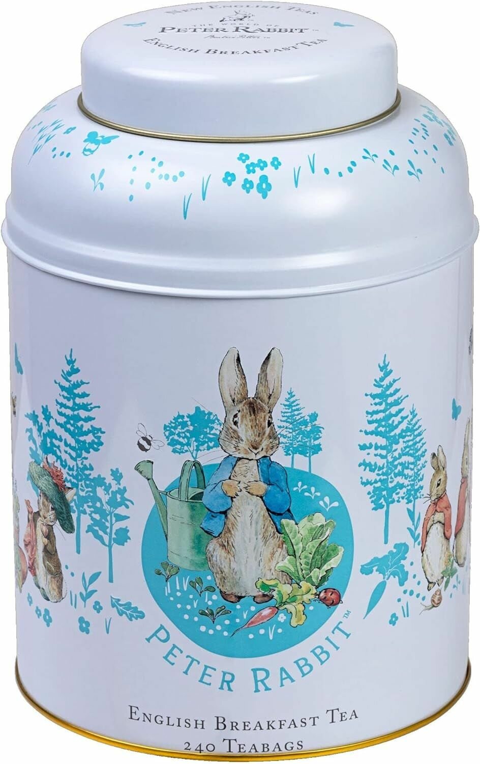 Черный чай New English Teas Peter Rabbit в винтажной упаковке, 240шт - фотография № 1