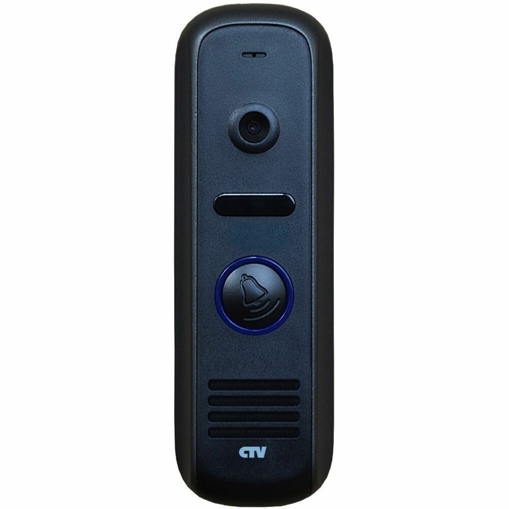 Вызывная панель видеодомофона CTV-D4000S (Черный), Видеокамера 2Mp FULL HD, обзор 150 градусов. ИК-подсветка. Встроенный БУЗ. Антивандальный корпус, -40.+50С