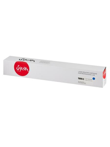 Картридж Sakura TK895C (1T02K0CNL0) для Kyocera Mita FS-C8020MFP/FS-8025MFP/FS-8520MFP/FS-8525MFP, голубой, 6000 к.