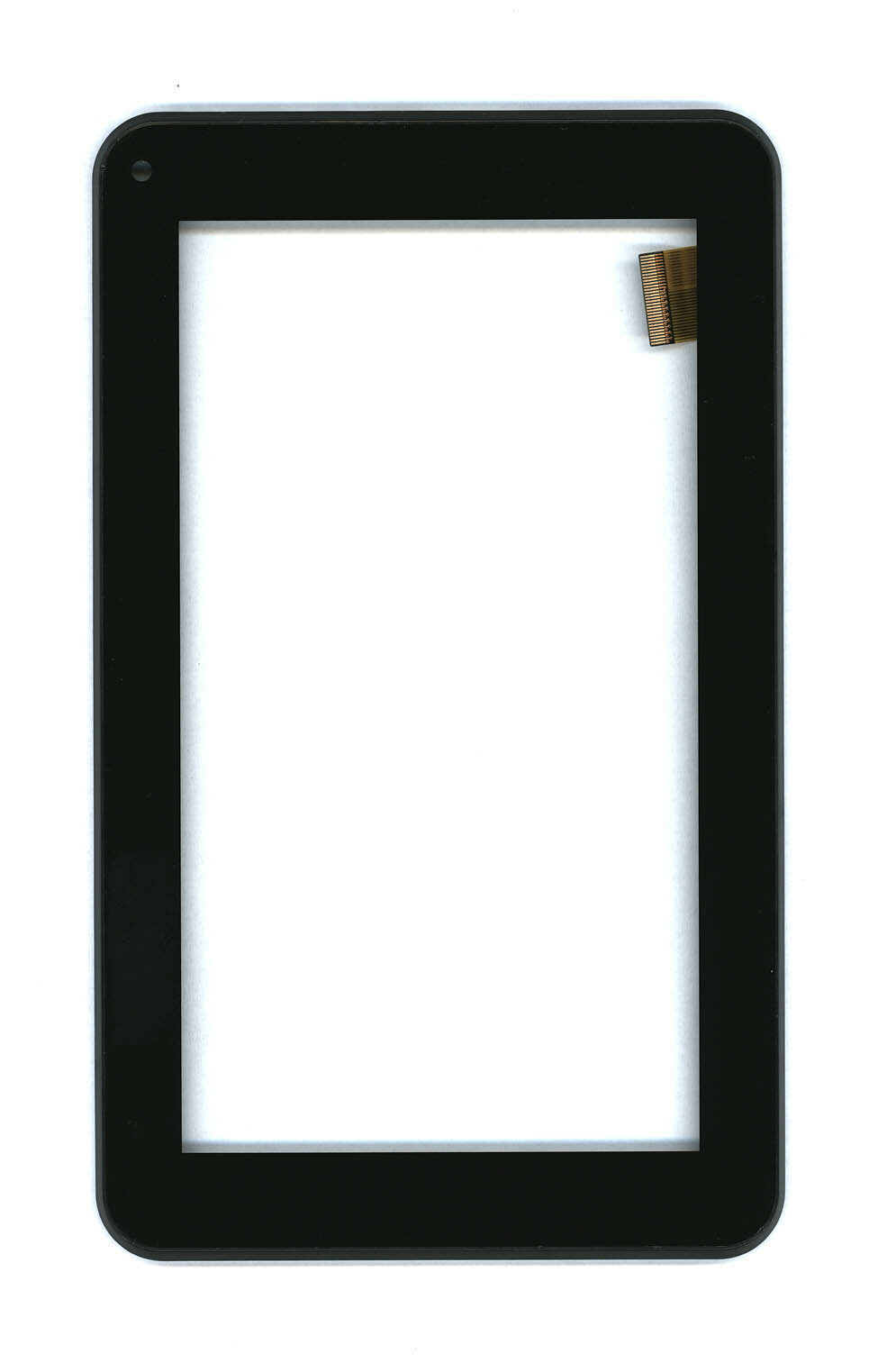 Сенсорное стекло (тачскрин) Irbis TZ01 TZ02 черное с рамкой