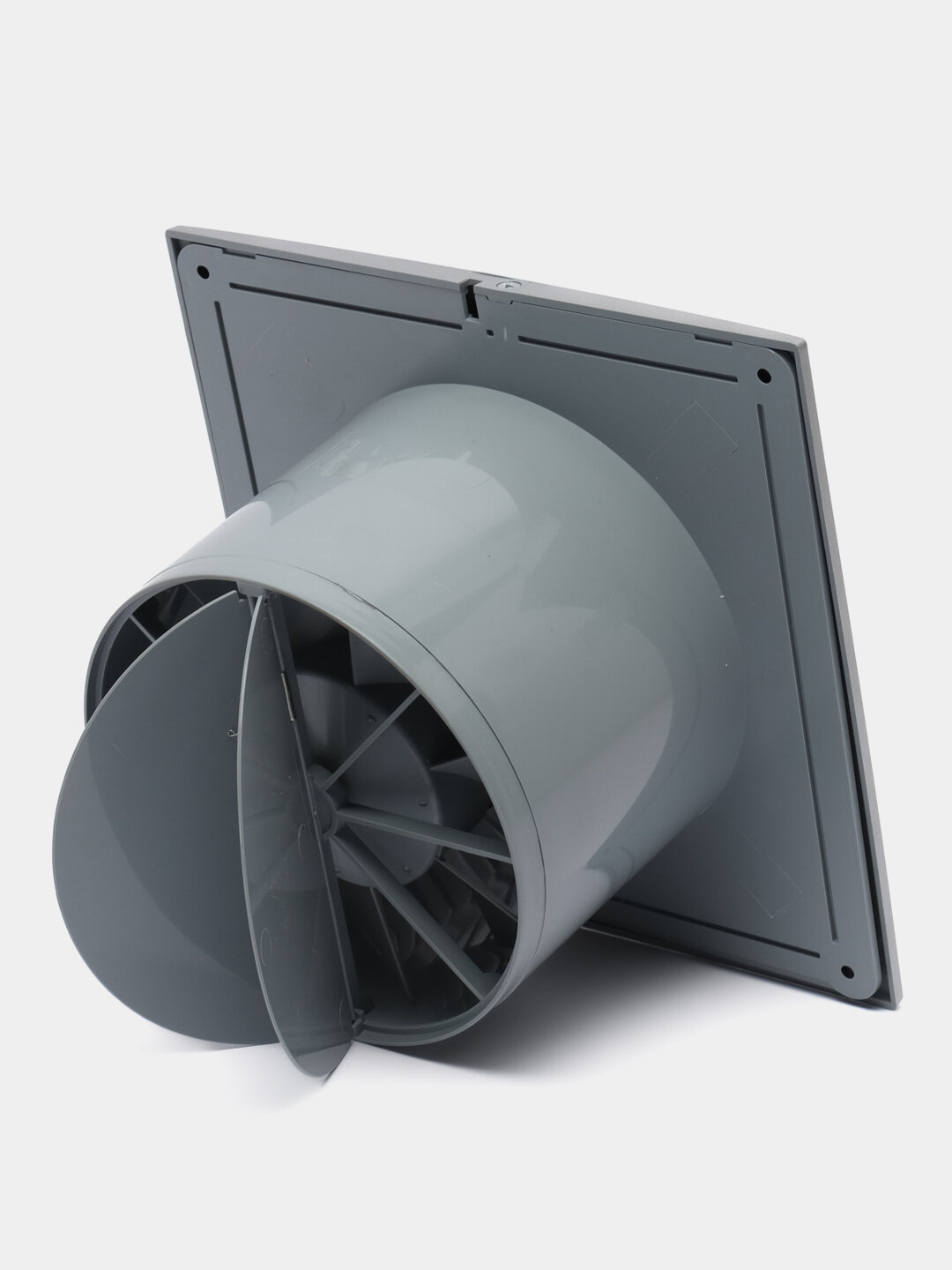 Вытяжной вентилятор SLIM 5C Gray metal с обратным клапаном, D 125 мм - фотография № 2