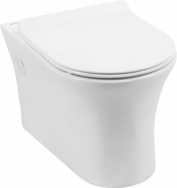 фото Унитаз Aquanet Roll-W 210766 подвесной безободковый с микролифтом