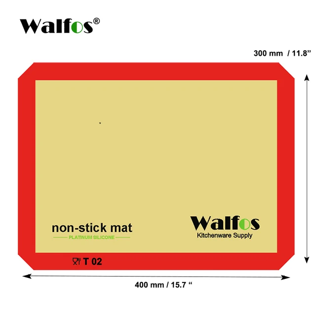 Силиконовый коврик для выпечки WALFOS T02 300x400 mm