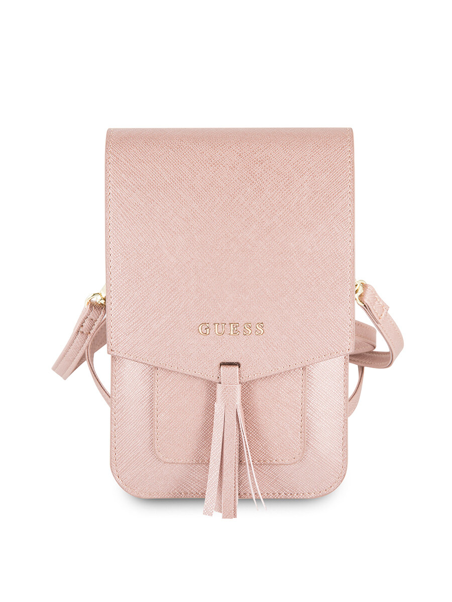 Guess для смартфонов сумка Wallet Bag Saffiano look Pink, шт