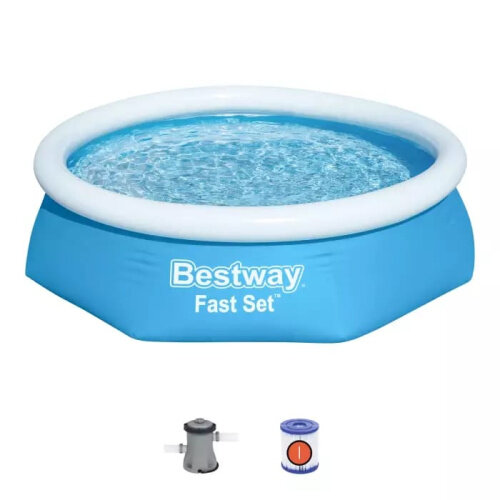 Бассейн Bestway Fast set 57450 244х61 см