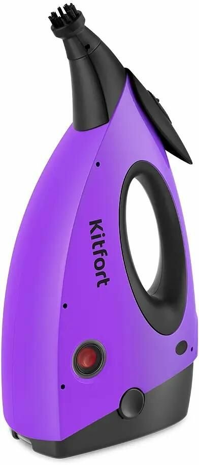 Пароочиститель ручной KitFort КТ-9139, фиолетовый/черный