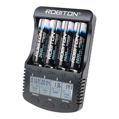 Интеллектуальное зарядное устройство ROBITON MasterCharger Pro LCD