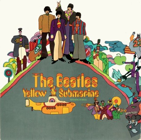 Старый винил Apple Records THE BEATLES - Yellow Submarine (LP  Used)
