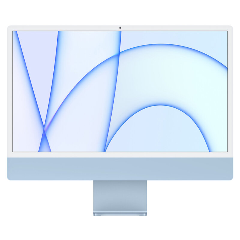 Моноблок Apple iMac 24" Blue (M3/8Gb/256Gb SSD/MacOs) (MQRC3B/A) (Aнглийская клавиатура) Нужен переходник на EU