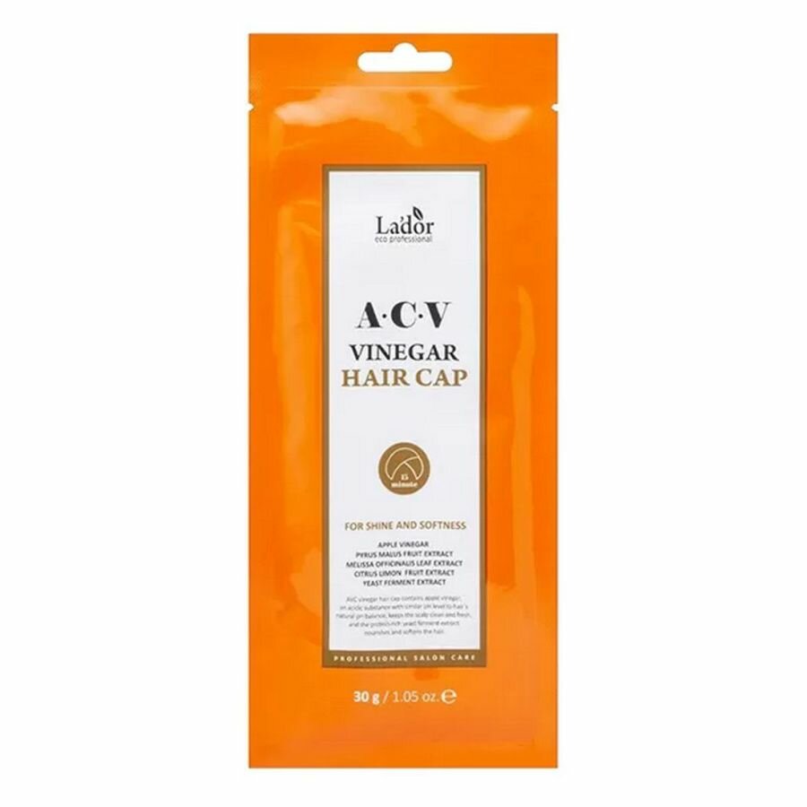 Lador Маска-шапочка для волос / ACV Vinegar Hair Cap, 30 г