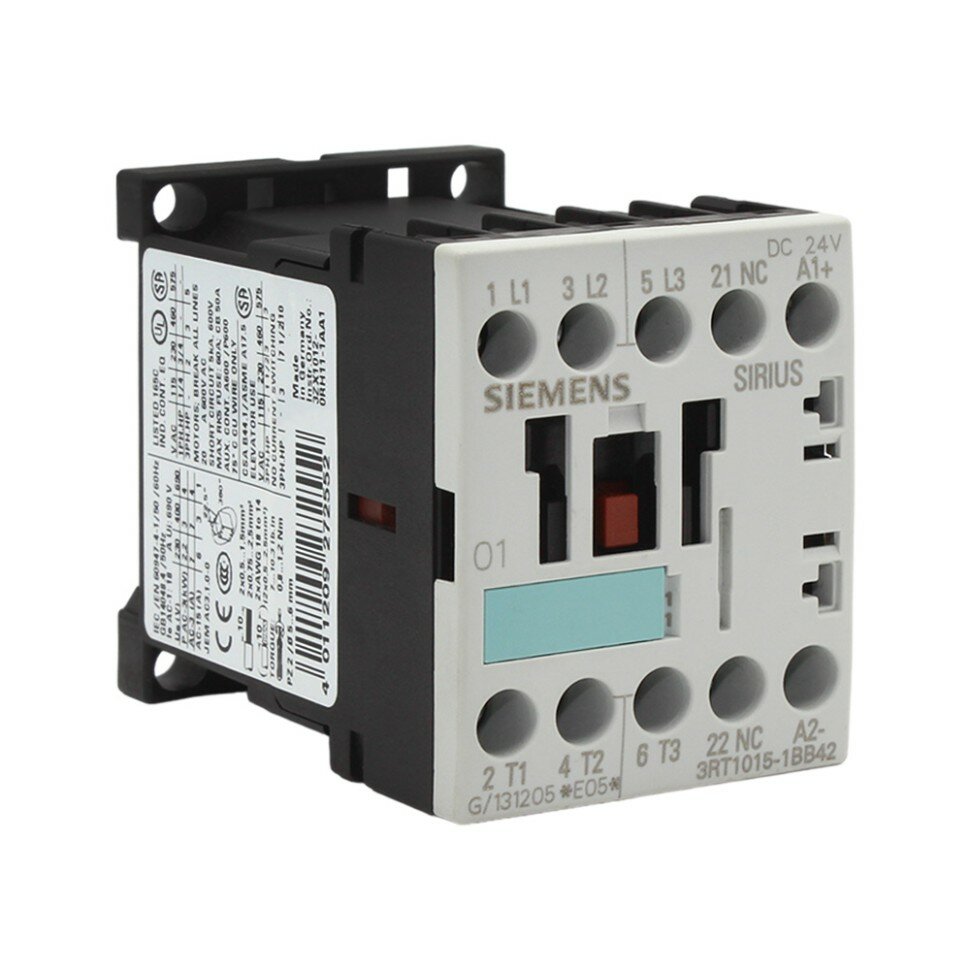 Siemens 3RT1015-1BB42 Контактор (Катушка 24V DC)