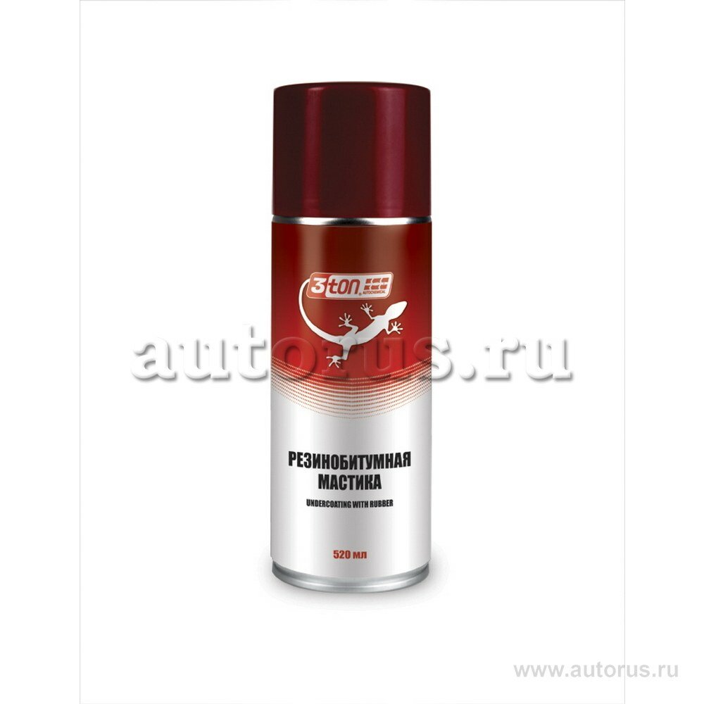 Мастика резинобитумная 3ton undercoating with rubber 520 мл. тс-519 40041