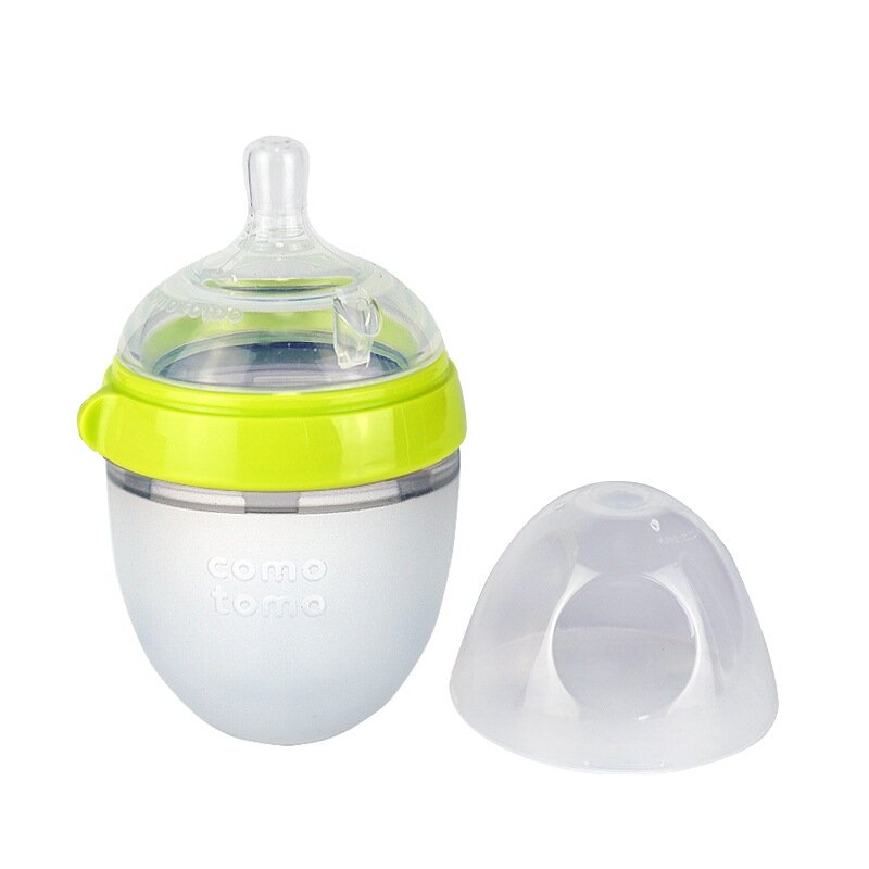 Бутылочка для кормления, цвет зеленый (150 мл.) Comotomo Natural Feel Baby Bottle