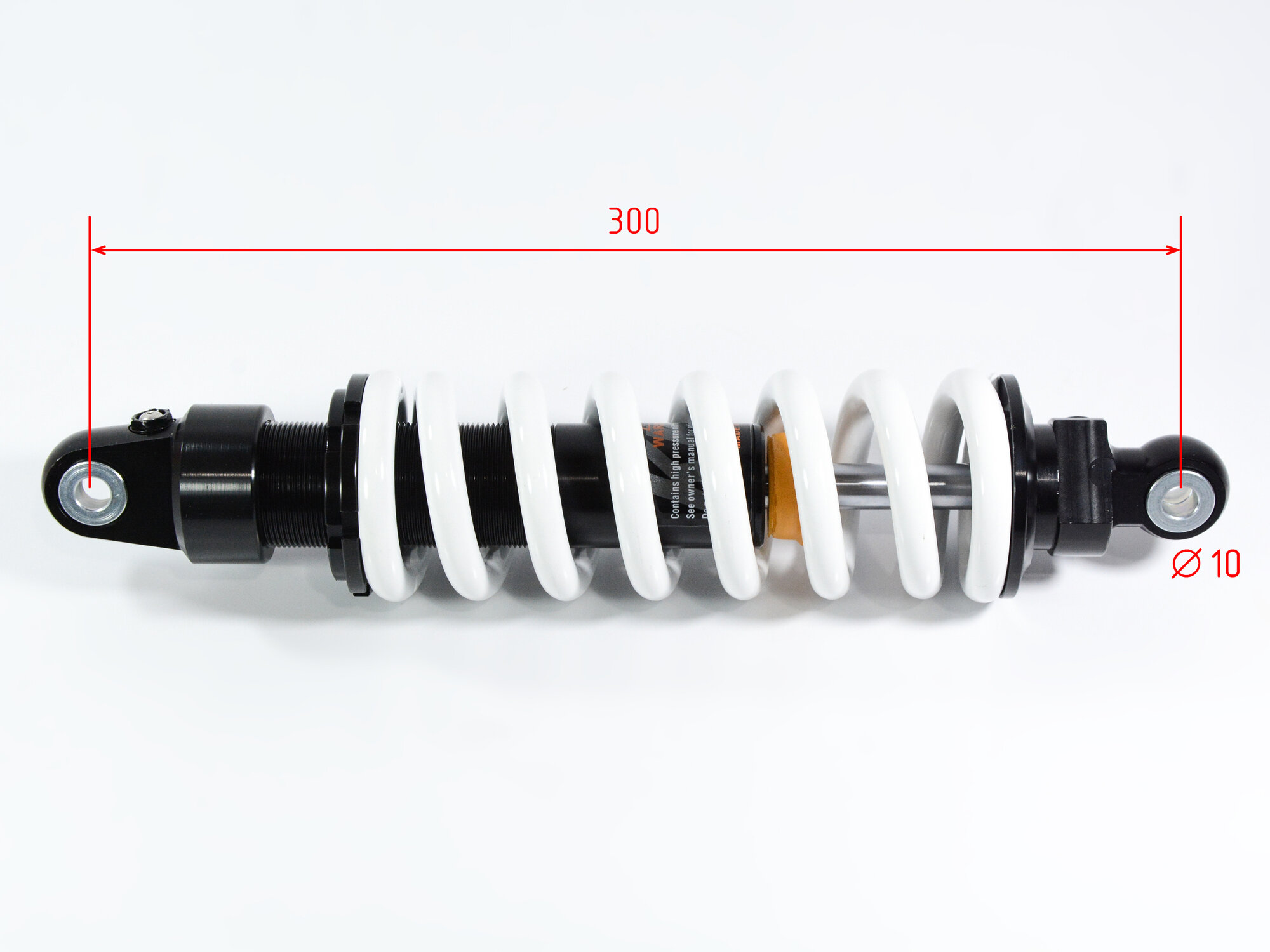 Задний амортизатор газомасляный SM-PARTS, 3 регулировки, 300mm (d-10, m-10)