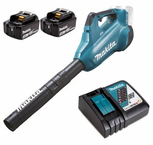 Аккумуляторная воздуходувка Makita DUB362Z + 2хBL1830 + DC18RC