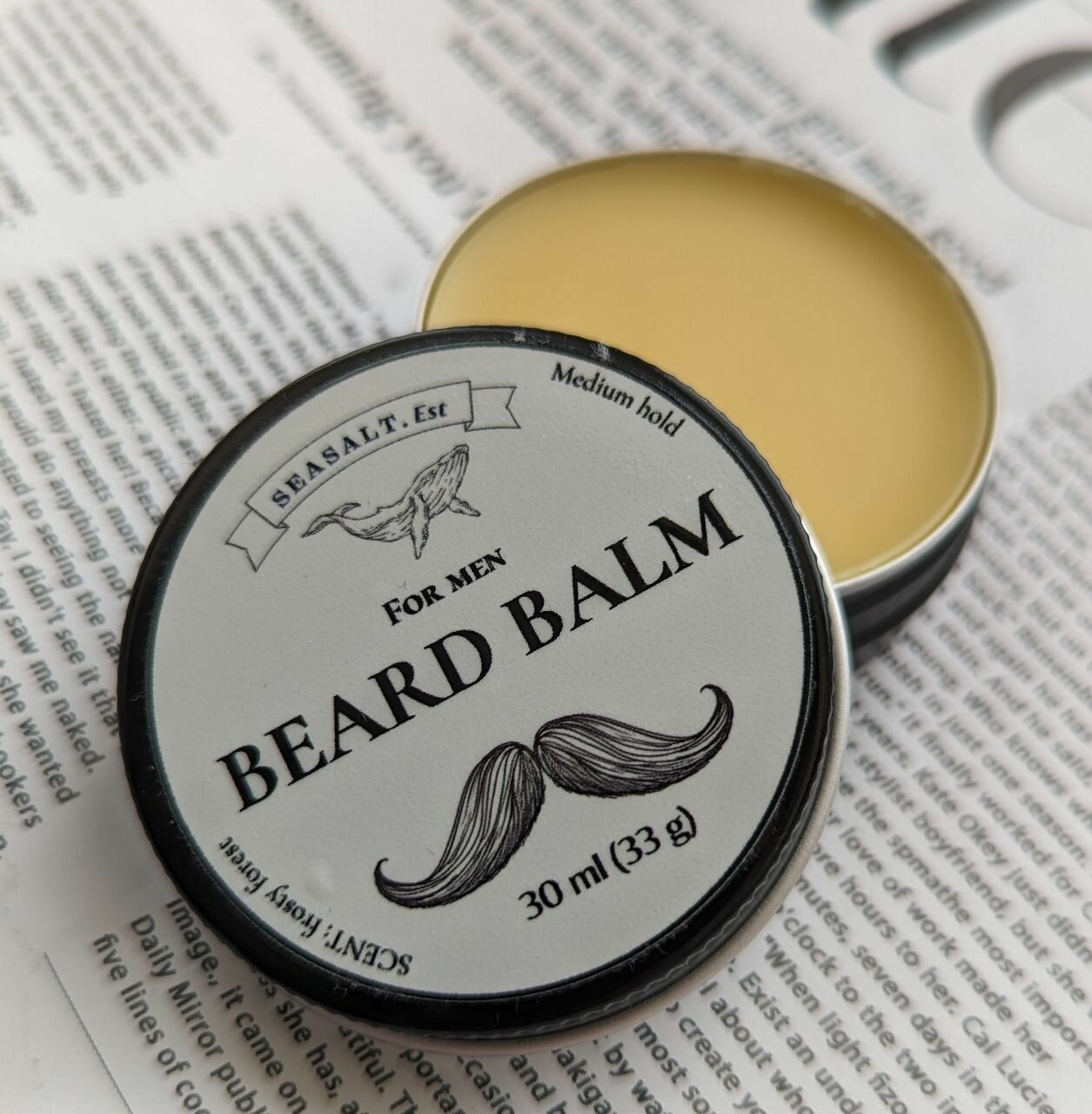 Воск для бороды/усов и волос BEARD BALM от SEASALT.Est