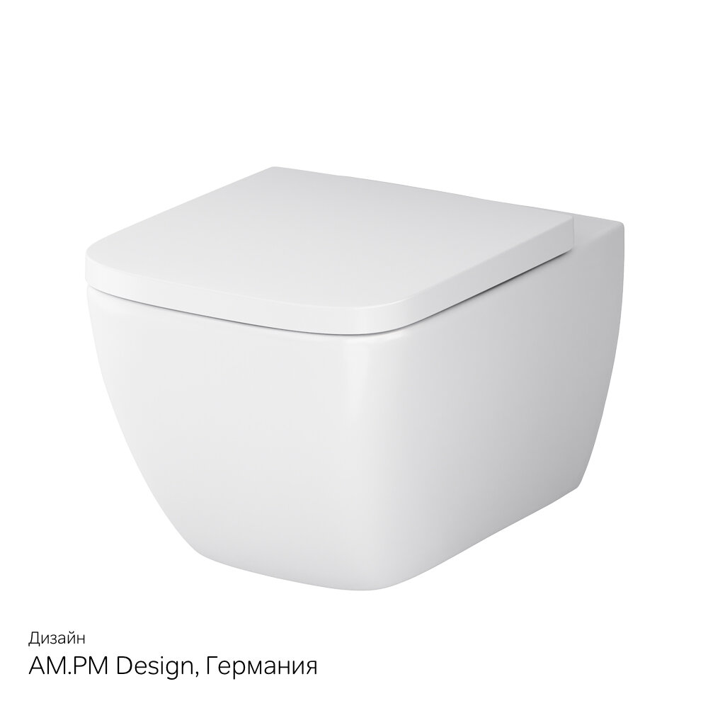 Подвесной унитаз AM.PM Gem C901701SC - фото №7