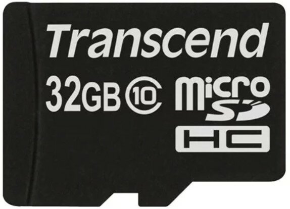 Карта памяти micro SDHC Transcend - фото №1