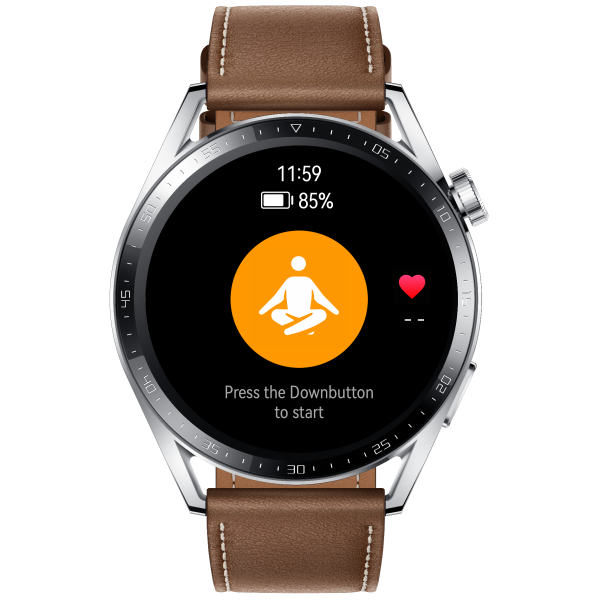 Умные часы HUAWEI Watch GT 3 46mm, коричневые - фото №4