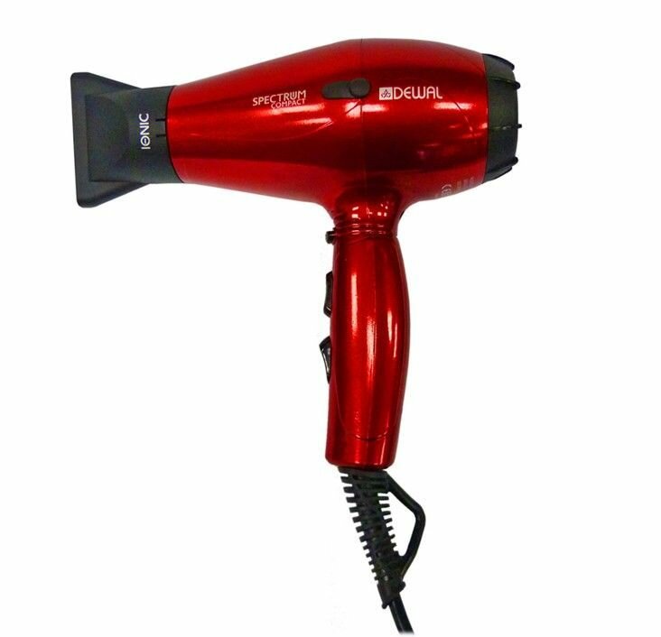 фото Dewal Профессиональный фен для волос / Spectrum Compact 03-109 Red, красный, 2100 Вт
