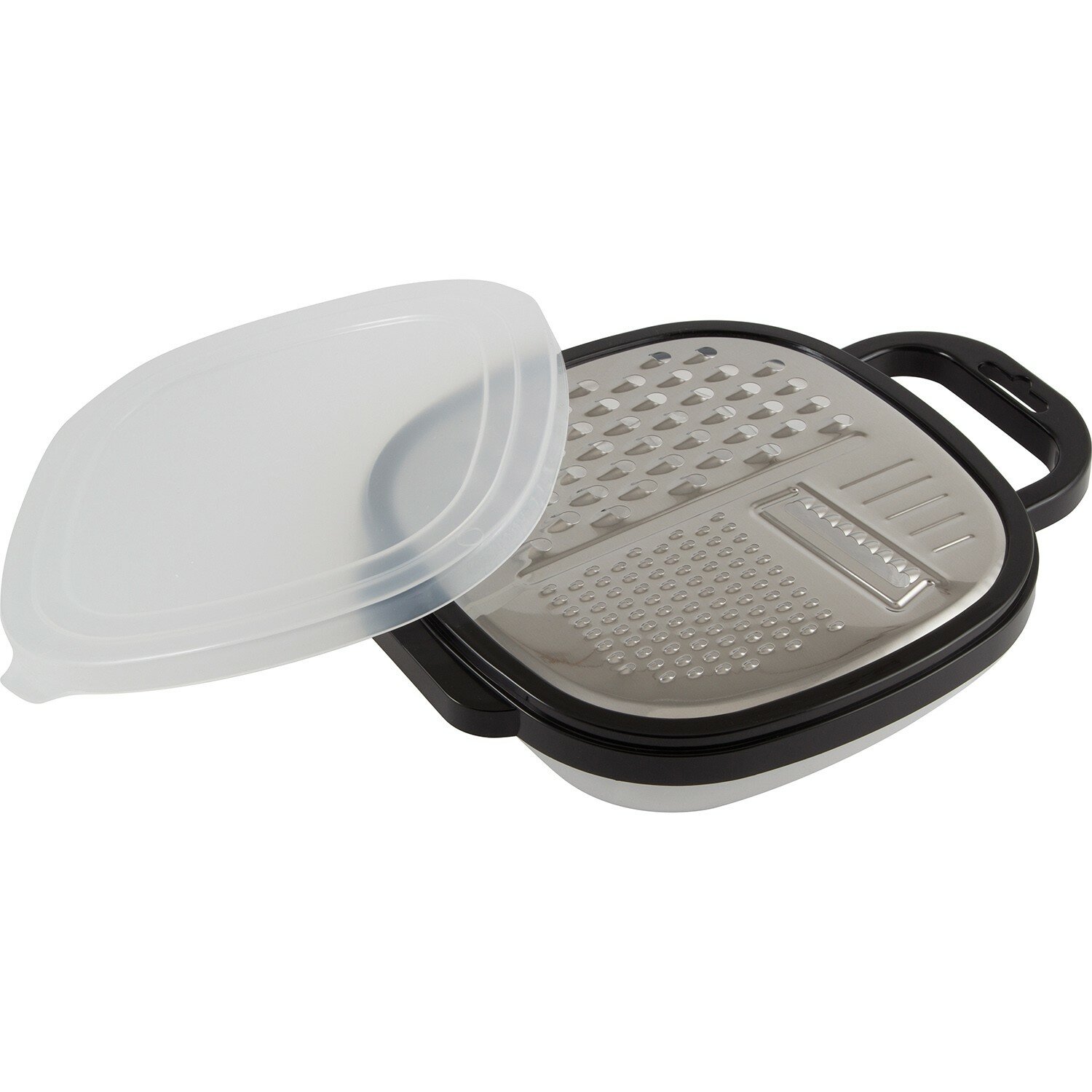 фото Терка с контейнером и крышкой, черная