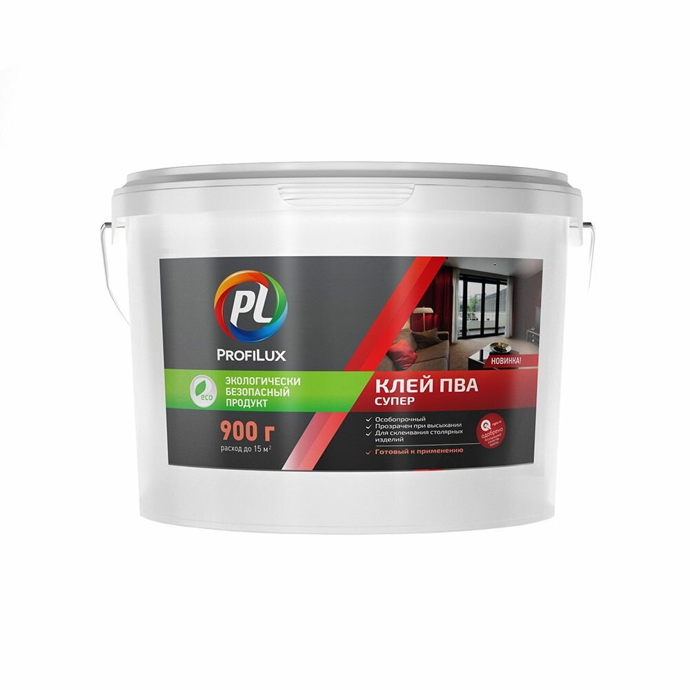 фото Клей ПВА Супер ProfiLux 0,9 кг