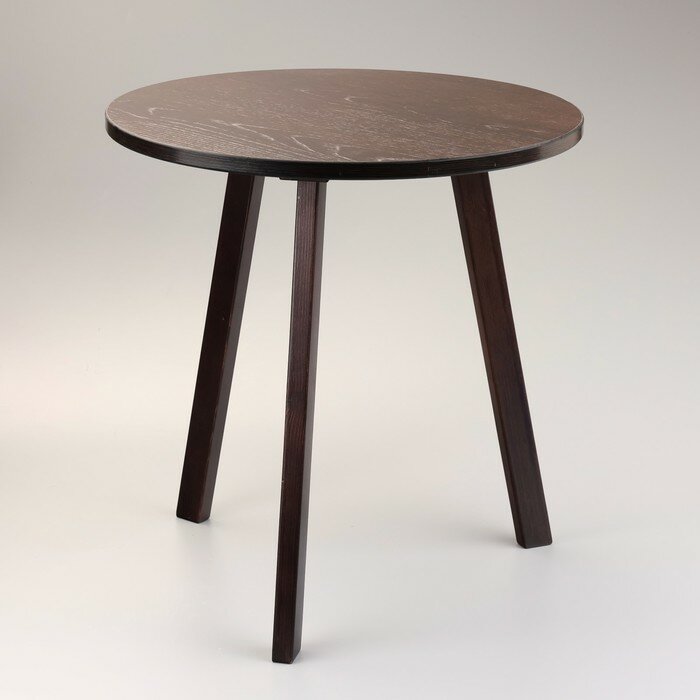 фото Журнальный столик "Брюгге", D = 45 см, высота 47 см, цвет венге