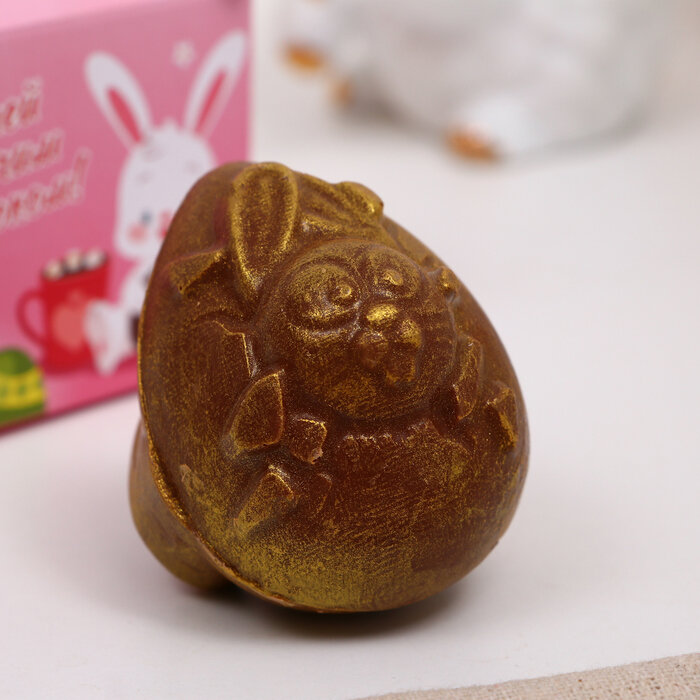 Шоколадная бомбочка с маршмеллоу "Счастливой пасхи" - фотография № 4