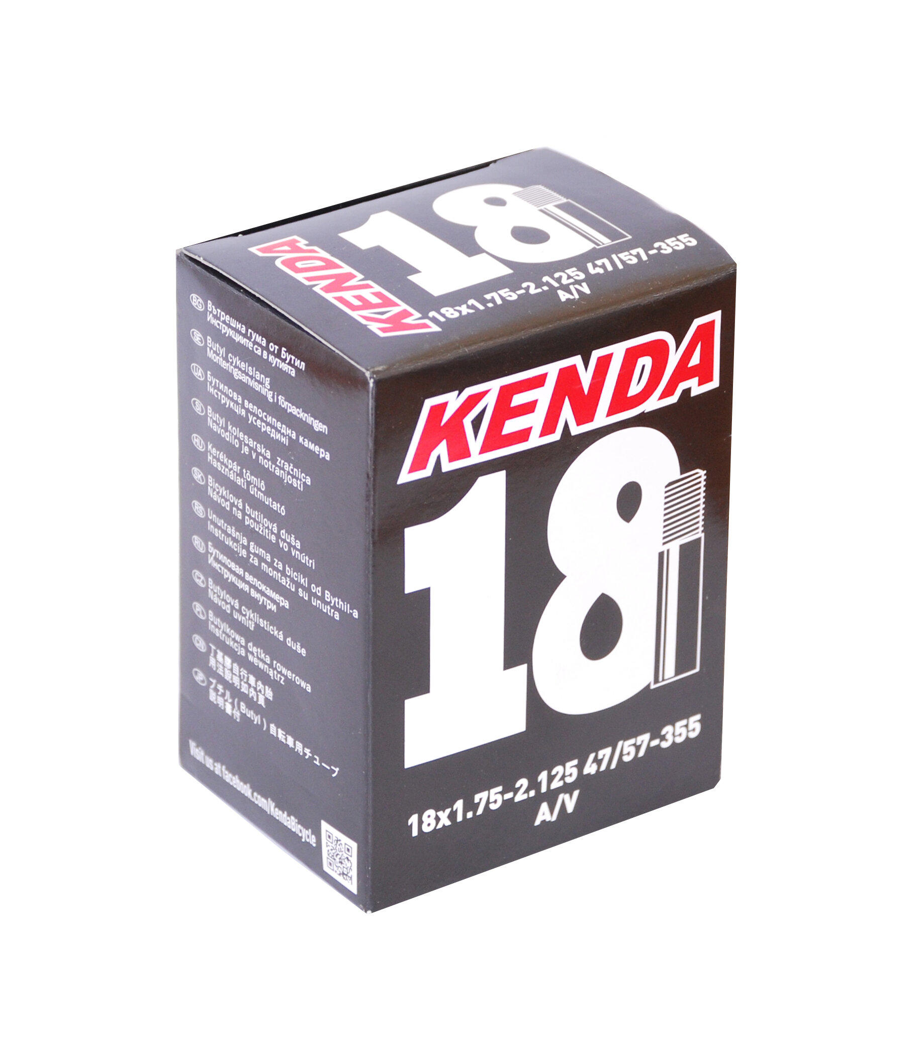 Камера Kenda 18" авто 1,75-2,125 (47/57-355) 5-511334