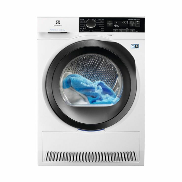 Сушильная машина Electrolux EW8H258S, белый, английский - фото №1