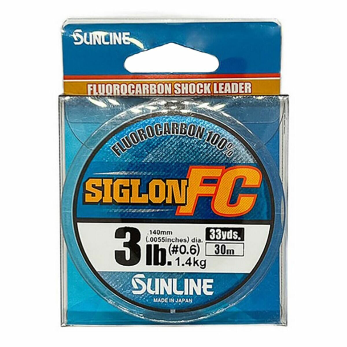 Флюорокарбон Sunline Siglon FC 2020 30м 0.140мм 1.4кг/3lb