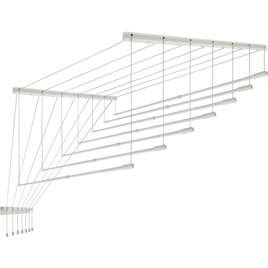 Сушилка потолочная Anyday TELESCOP WHITE для белья, 7 пр. 1,0-1,8м 005543