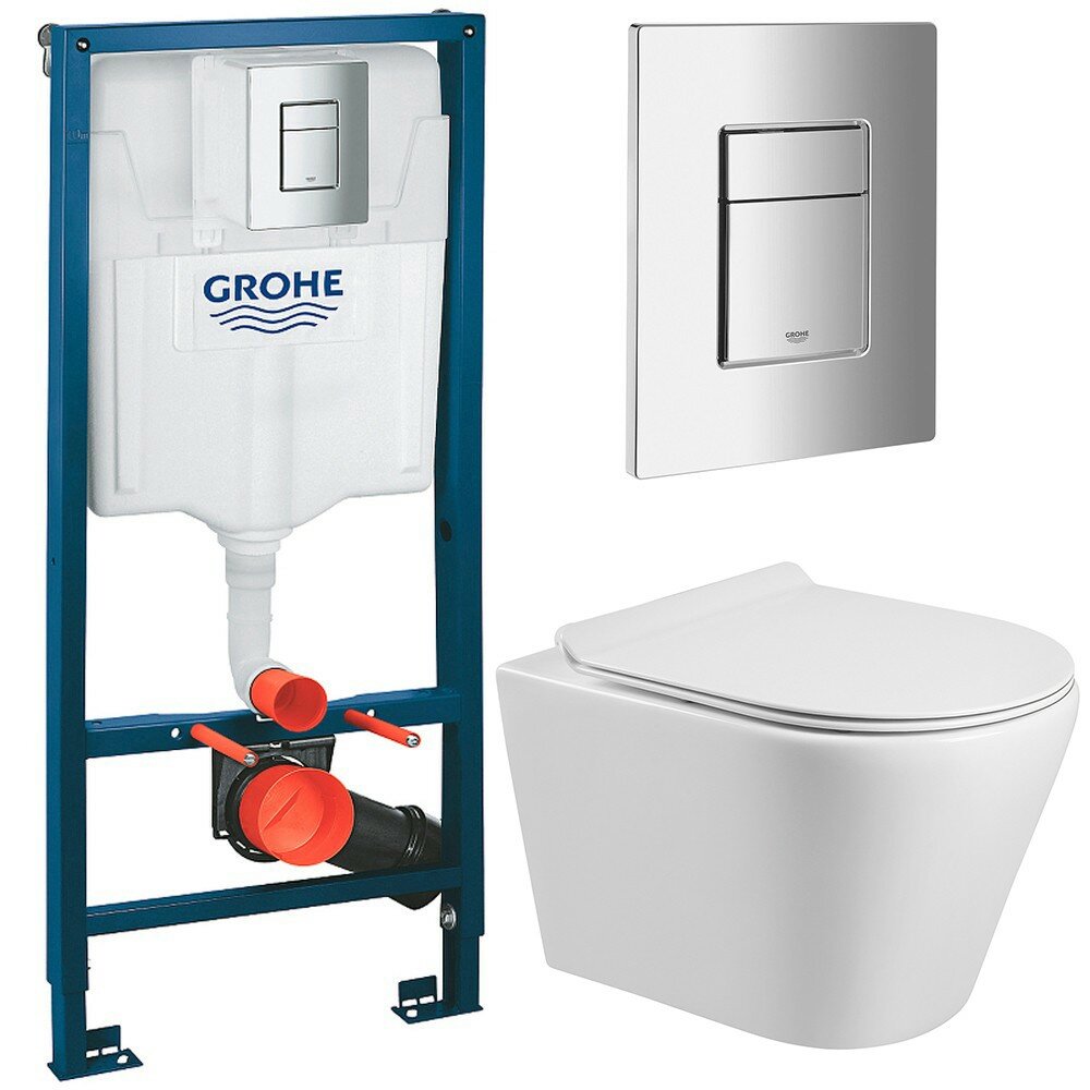 Инсталляция с унитазом Grohe Solido 388112010 tornado