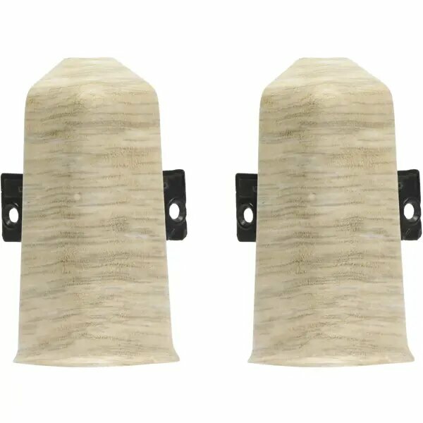 фото Угол для плинтуса наружный Дуб Аликанте 80 мм 2 шт.