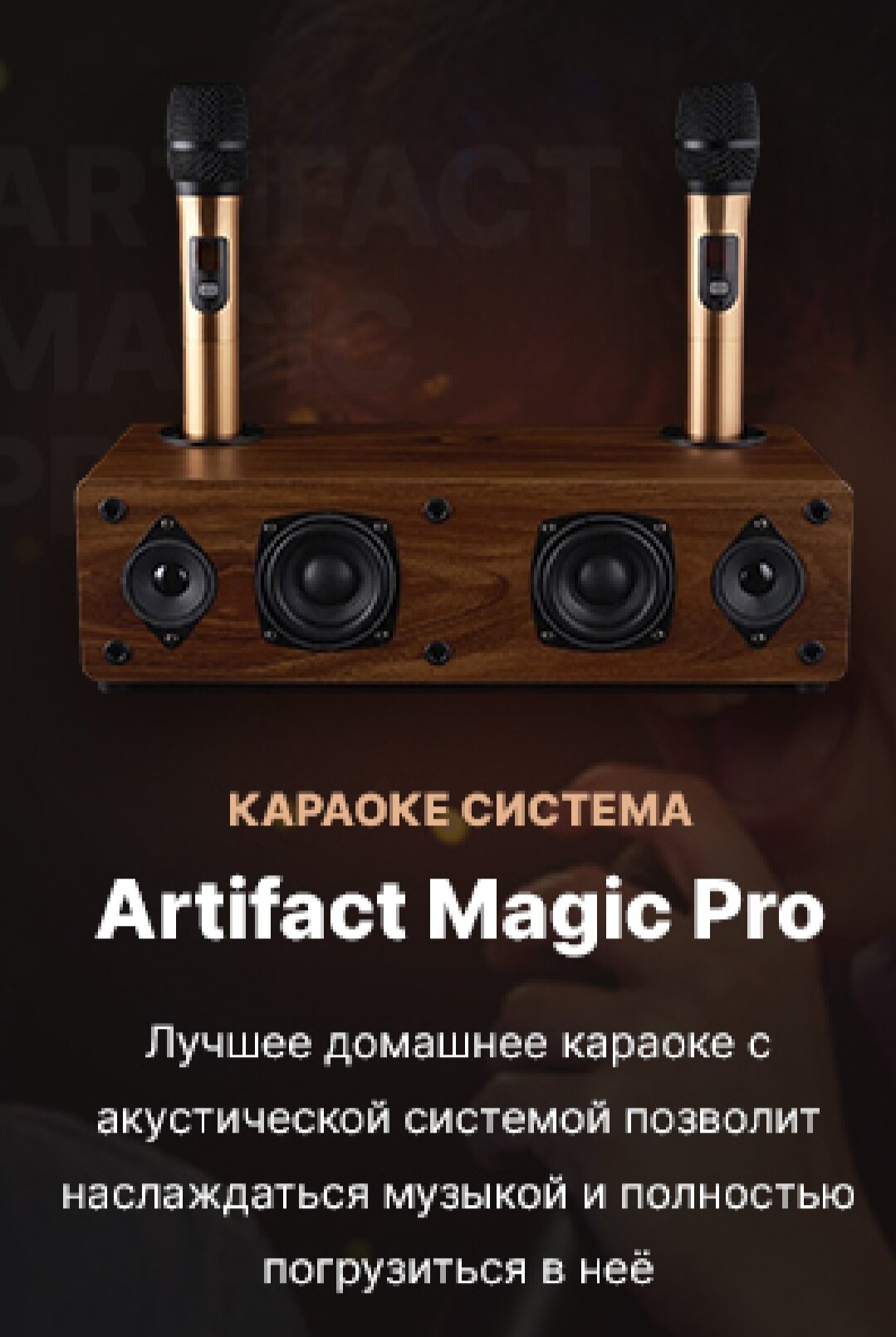 Караоке система для дома "Artifact Magic Pro"