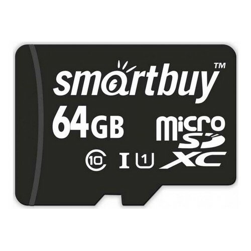 Карта памяти Smartbuy MicroSDXC 64GB Class10 UHS-I U1