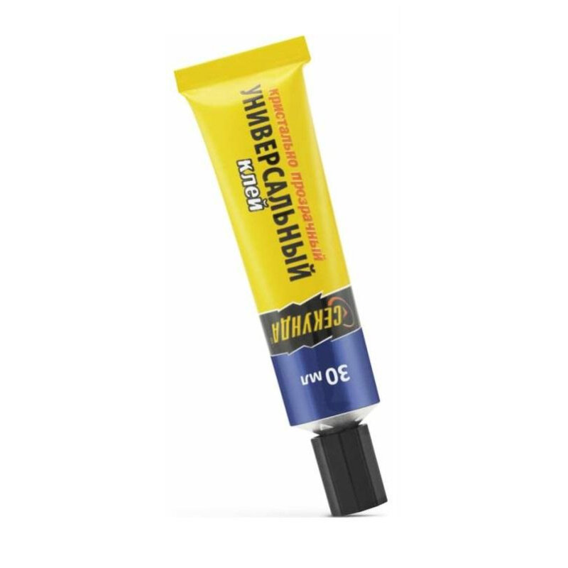 фото Клей универсальный Секунда 30 мл, кристально-прозрачный 403-232, 2 штуки