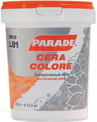 Воск декоративный Parade Cera Colore L81 09 л