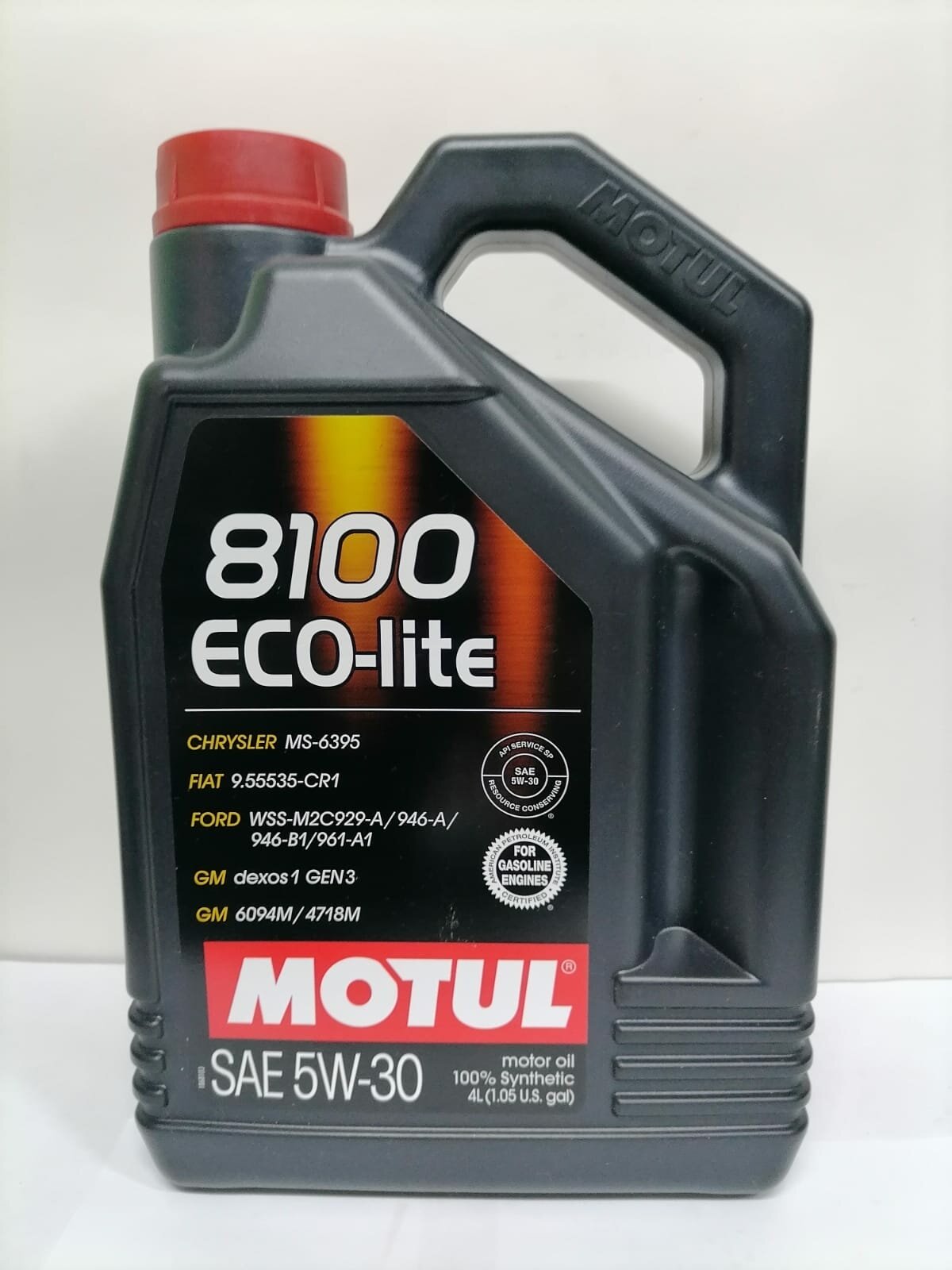 MOTUL 108213 8100 Eco-lite / 5W30 /Энергосбер моторное масло для бен двигателей  API SP-RC ILSAC GF-6a / 4l