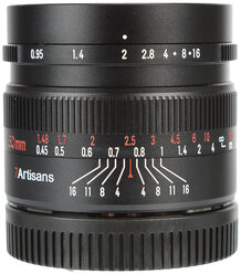 Объектив 7artisans 50mm F0.95 Canon EOS R, черный