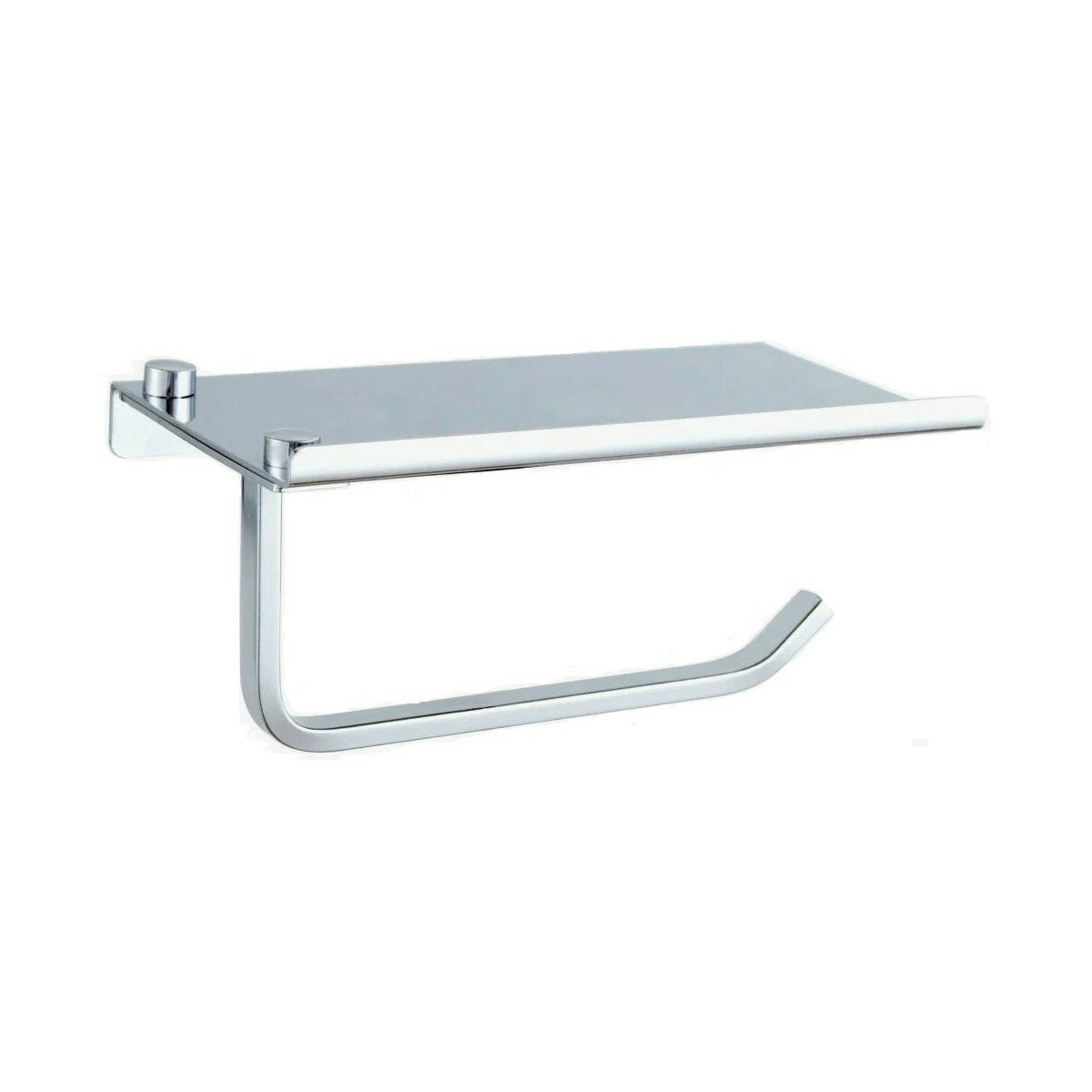 фото Держатель для туалетной бумаги с полочкой Haiba HB330, хром